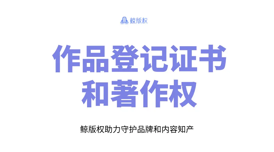 作品登记证书和著作权的申请和保护流程