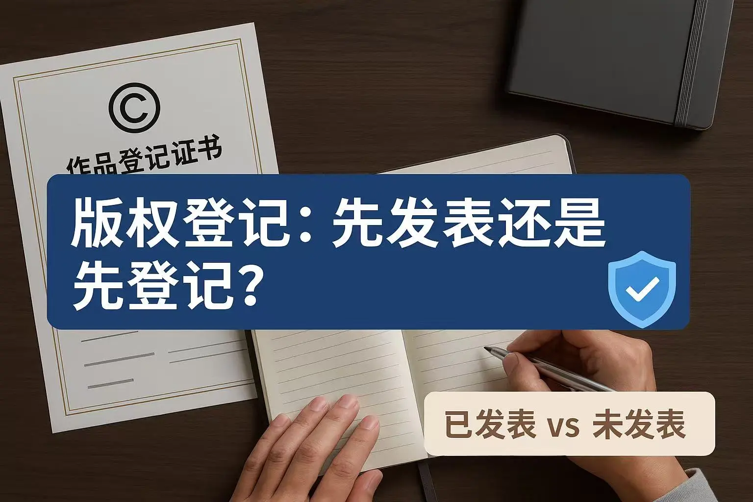 版权发表与未发表的区别是什么？先登记还是先发布？