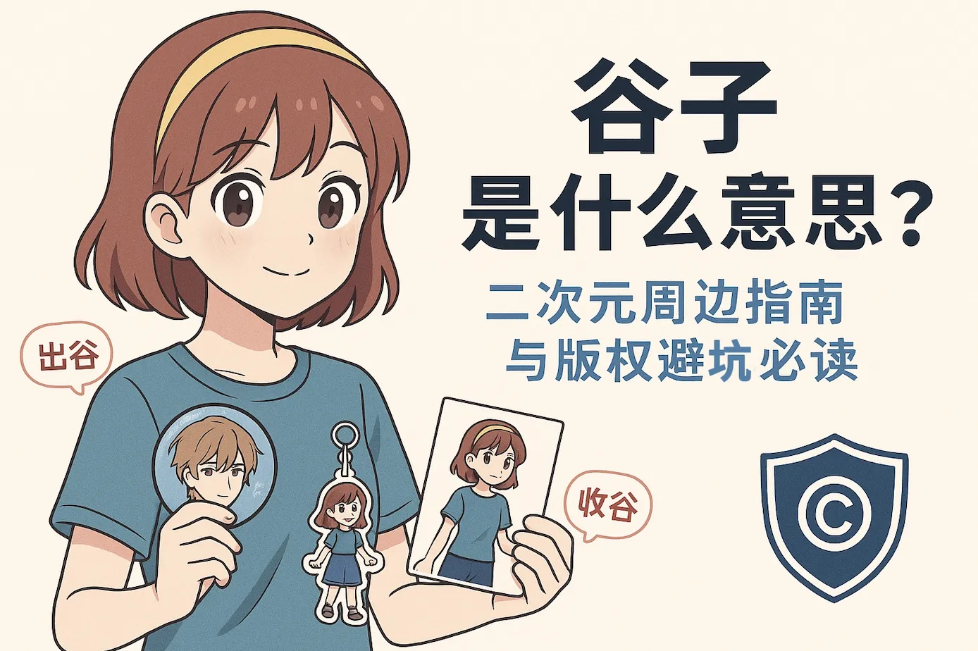 二次元谷子是什么意思？盗版盗印谷子怎么维权？【谷子版权知识】