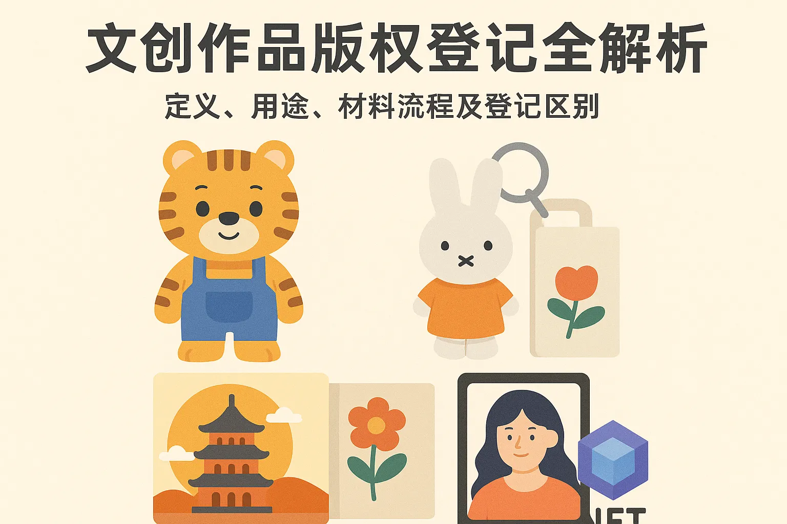 文创作品版权登记全攻略：申请材料、流程及与其他版权的区别