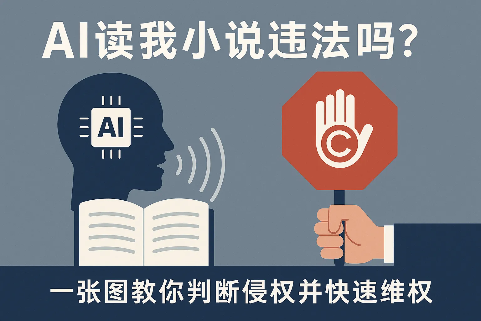 未经授权被AI读小说怎么办？如何判断侵权并一键处理