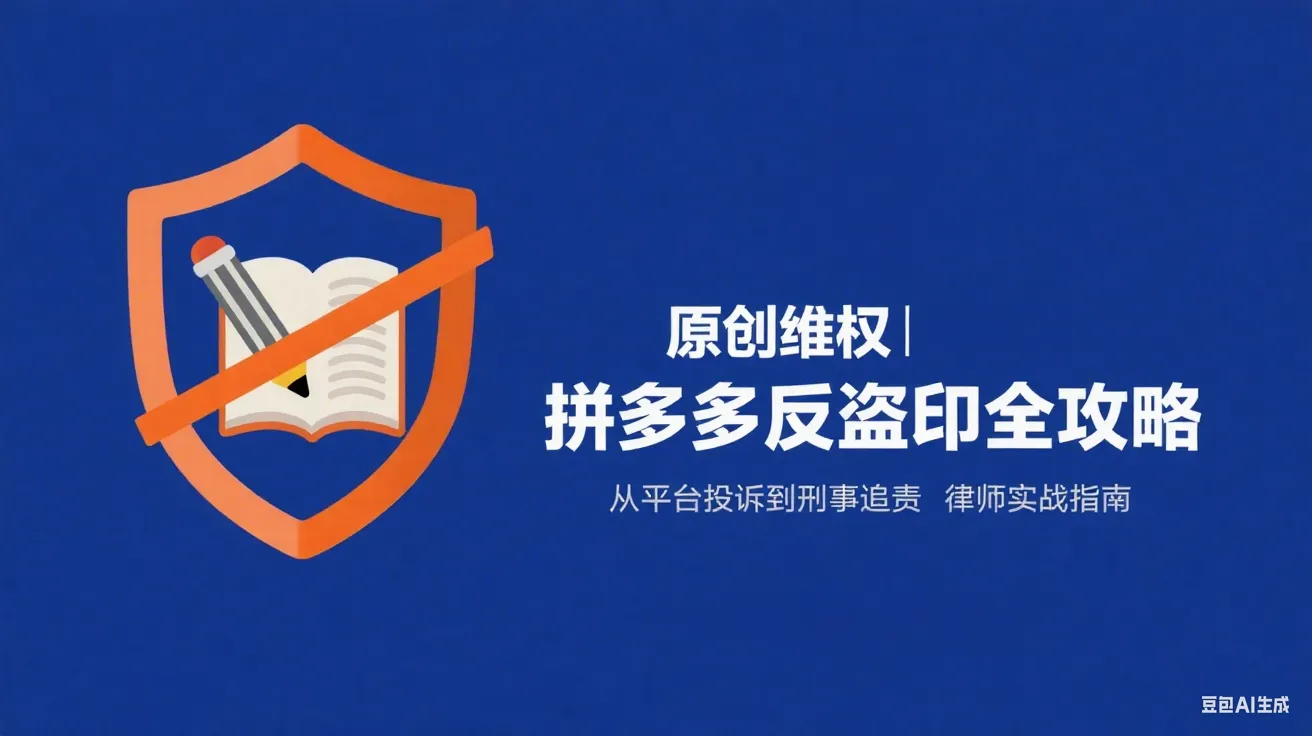 作品被拼多多商家盗印？2025终极维权指南（投诉+赔偿全攻略）