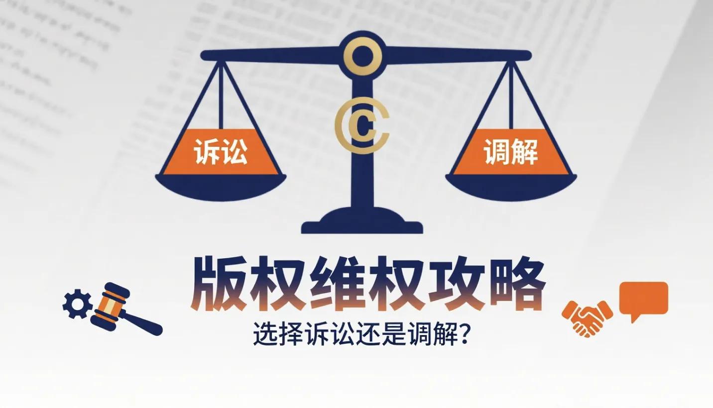 版权维权策略：被侵权不要轻易选择诉讼！