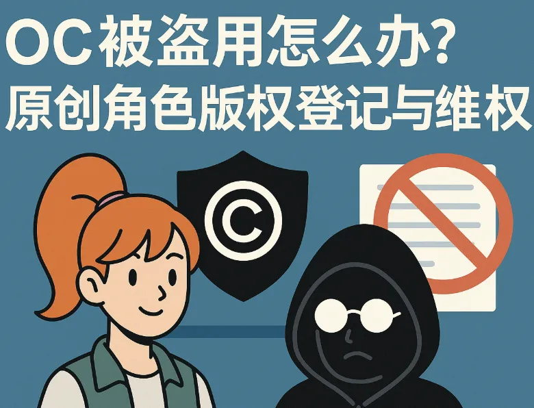 OC被盗用怎么办？原创角色版权登记与维权指南